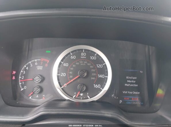 5YFP4RCE5LP047226 2020 TOYOTA COROLLA Черный Вид задних сидений