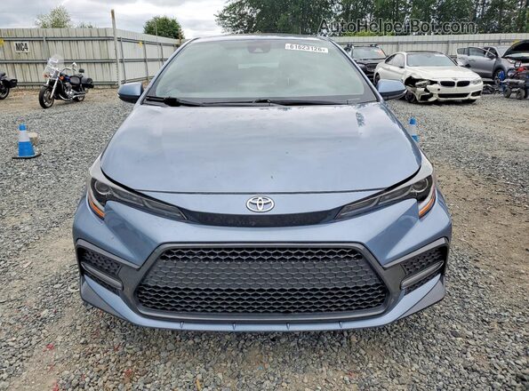 5YFP4RCE7LP047356 2020 TOYOTA COROLLA Синий Вид спереди