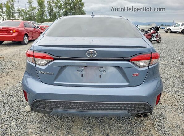 5YFP4RCE7LP047356 2020 TOYOTA COROLLA Синий Вид сзади