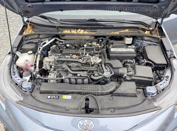 5YFP4RCE7LP047356 2020 TOYOTA COROLLA Синий Вид задней части салона