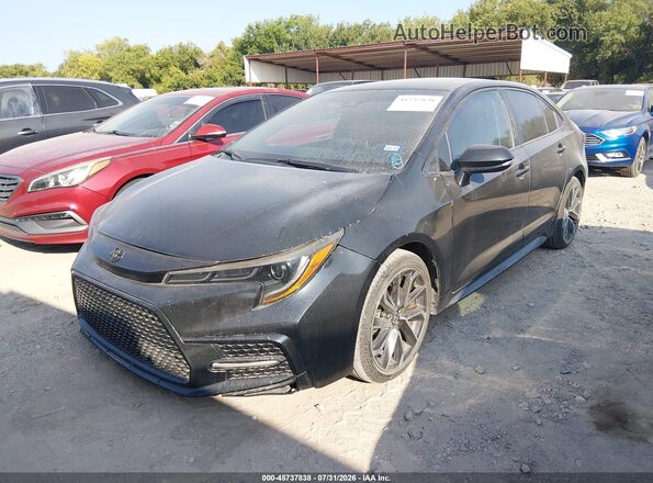 5YFP4RCE9LP033815 2020 TOYOTA COROLLA Black წინა მარცხენა ხედი სამი მეოთხედიდან