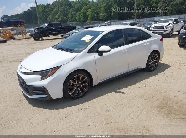 5YFS4MCE0MP062246 2021 TOYOTA COROLLA White წინა მარცხენა ხედი სამი მეოთხედიდან