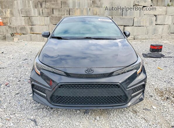 5YFS4MCE0MP073571 2021 TOYOTA COROLLA Black Front view