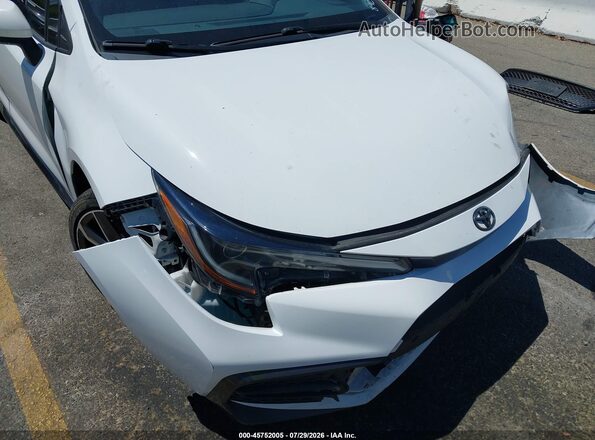 5YFS4MCE0MP078737 2021 TOYOTA COROLLA White უკანა სალონის ხედი