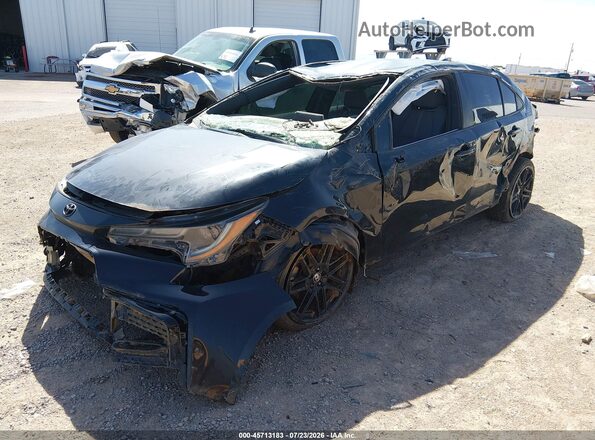 5YFS4MCE0MP096073 2021 TOYOTA COROLLA Black Vista tres cuartos delantera izquierda