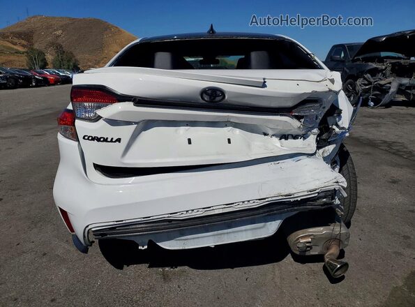 5YFS4MCE0NP135116 2022 TOYOTA COROLLA White Հետևի տեսք