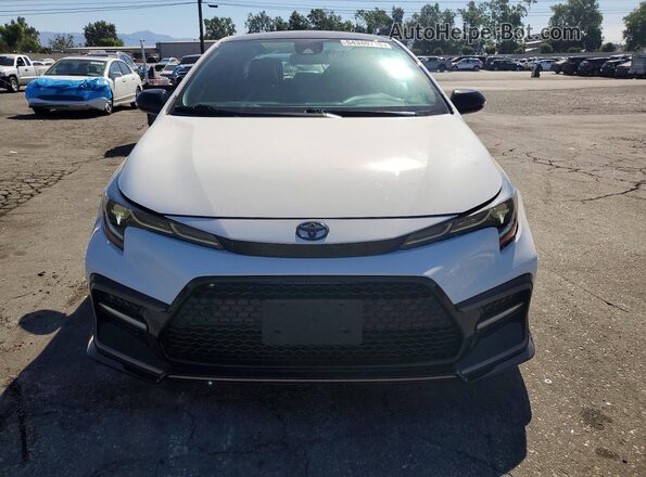 5YFS4MCE0NP135116 2022 TOYOTA COROLLA White Դիմացի տեսք