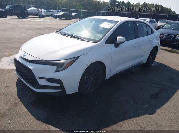 5YFS4MCE0PP141520 2023 TOYOTA COROLLA White Vista tres cuartos delantera izquierda