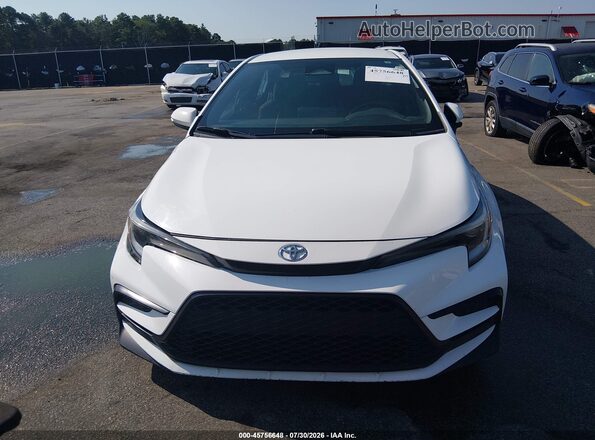 5YFS4MCE0PP141520 2023 TOYOTA COROLLA White Vista del cuadro de instrumentos