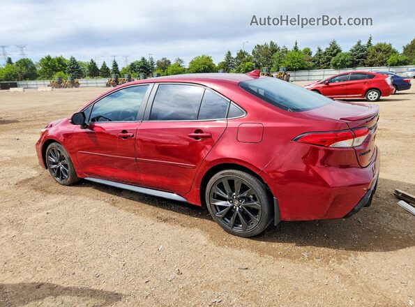 5YFS4MCE0PP158799 2023 TOYOTA COROLLA Red უკანა მარცხენა
