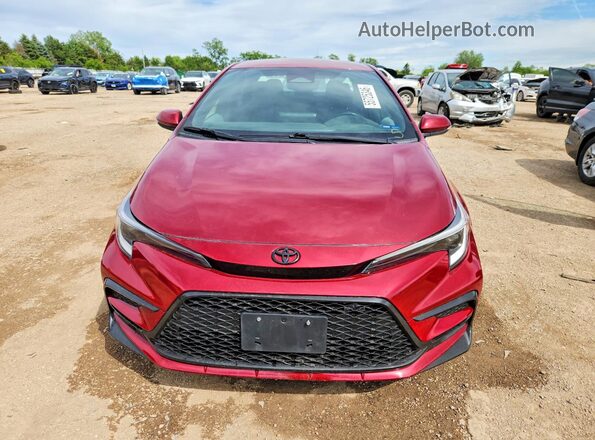 5YFS4MCE0PP158799 2023 TOYOTA COROLLA Red წინა ხედი