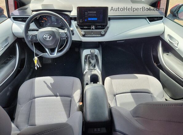 5YFS4MCE0PP158799 2023 TOYOTA COROLLA Red წინა პანელის ხედი