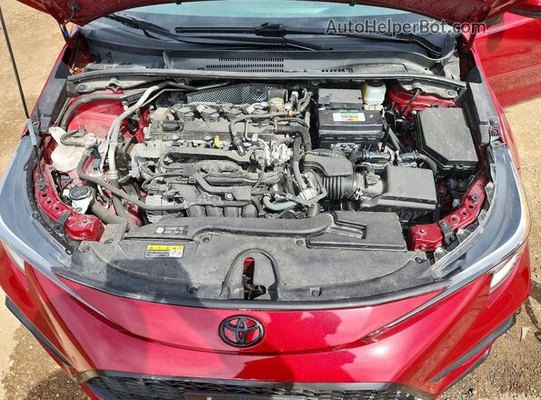 5YFS4MCE0PP158799 2023 TOYOTA COROLLA Red უკანა სალონის ხედი
