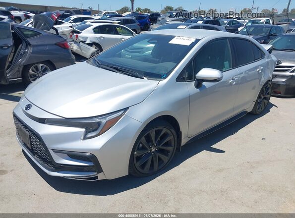 5YFS4MCE0SP243294 2025 TOYOTA COROLLA Silver Передня ліва чверть