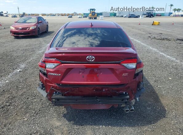 5YFS4MCE0TP269802 2026 TOYOTA COROLLA Maroon Հետևի տեսք