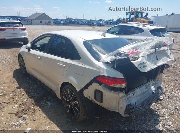 5YFS4MCE1MP063437 2021 TOYOTA COROLLA White Rear left