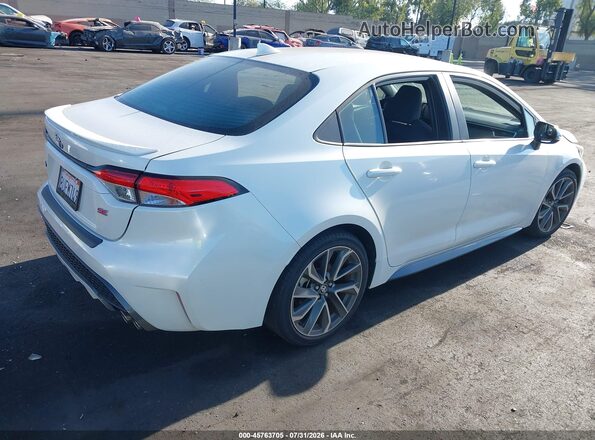 5YFS4MCE1MP065852 2021 TOYOTA COROLLA White უკანა მარჯვენა