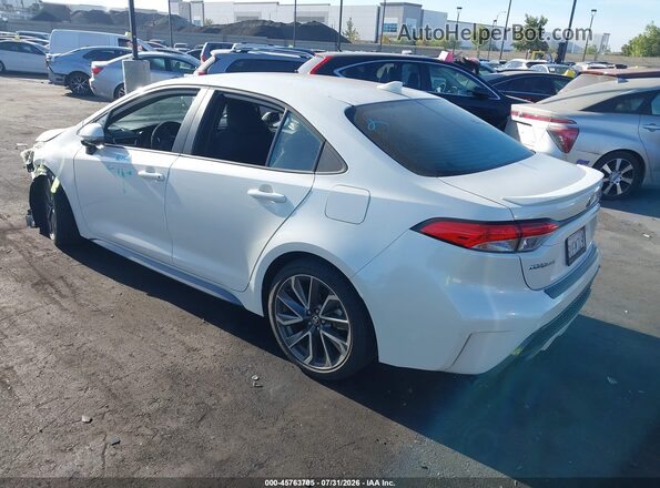 5YFS4MCE1MP065852 2021 TOYOTA COROLLA White უკანა მარცხენა