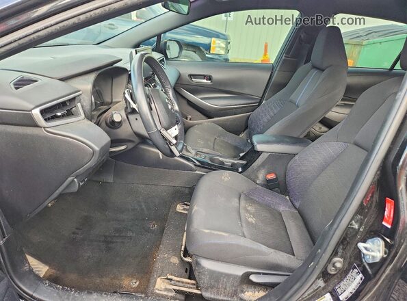 5YFS4MCE1MP067519 2021 TOYOTA COROLLA Black წინა სალონის ხედი