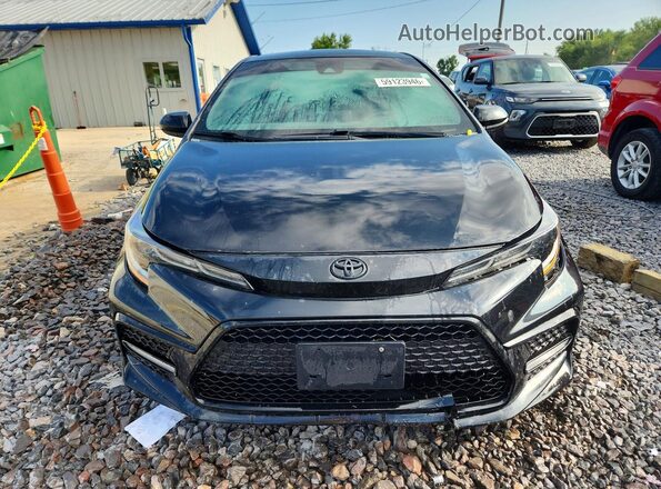 5YFS4MCE1MP067519 2021 TOYOTA COROLLA Black წინა ხედი