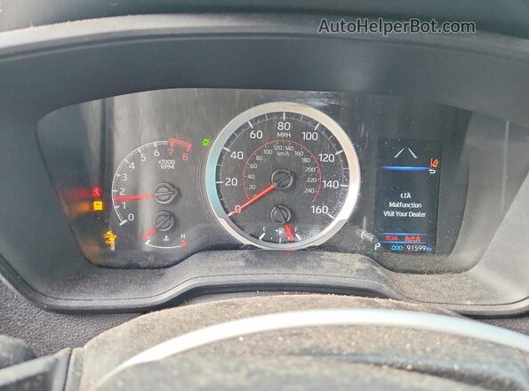 5YFS4MCE1MP067519 2021 TOYOTA COROLLA Black ხელსაწყოთა პანელის ხედი