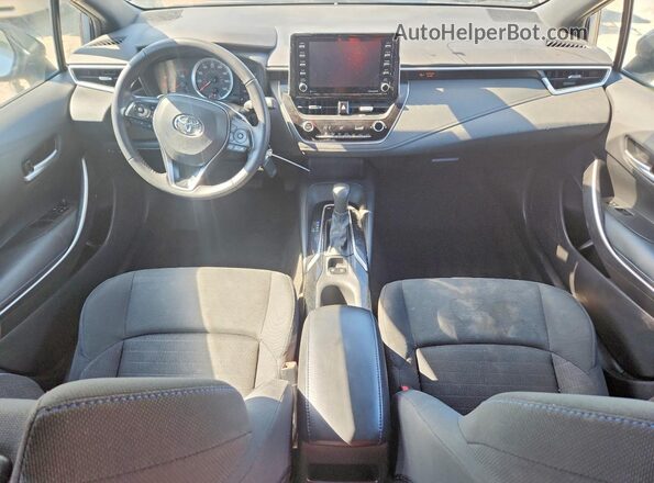5YFS4MCE1MP095577 2021 TOYOTA COROLLA Blue Dashboard view