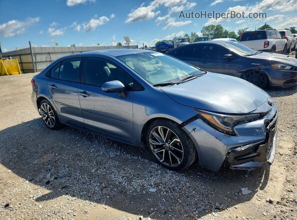 5YFS4MCE1MP095577 2021 TOYOTA COROLLA Blue Front right