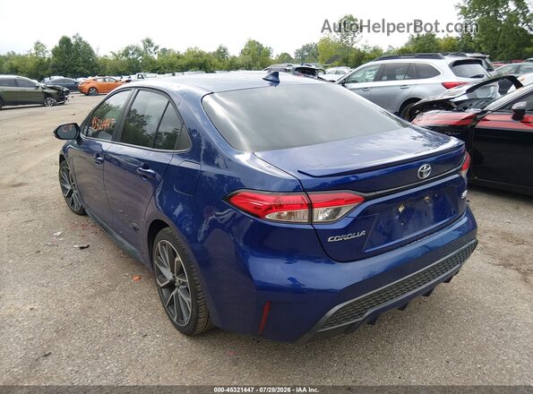 5YFS4MCE1MP096454 2021 TOYOTA COROLLA Blue Trasero izquierdo