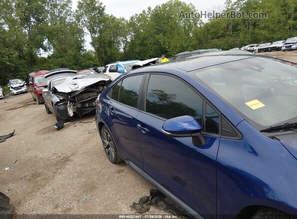5YFS4MCE1MP096454 2021 TOYOTA COROLLA Blue Vista interior trasera