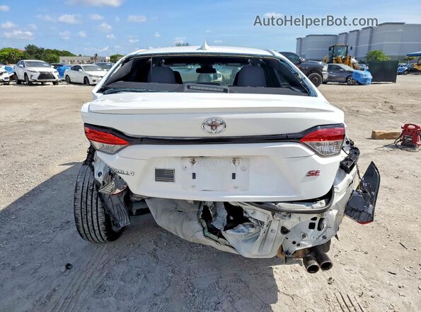 5YFS4MCE1NP099890 2022 TOYOTA COROLLA White უკანა ხედი