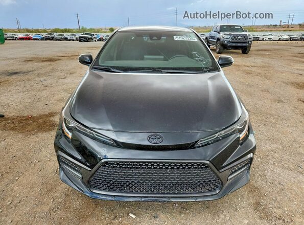 5YFS4MCE1NP121628 2022 TOYOTA COROLLA Black Դիմացի տեսք