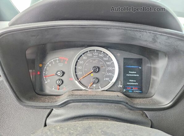 5YFS4MCE1NP121628 2022 TOYOTA COROLLA Black Սարքավորումների վահանակի տեսք