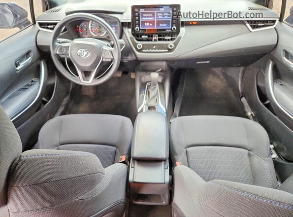 5YFS4MCE1NP121628 2022 TOYOTA COROLLA Black Առջևի վահանակի տեսք