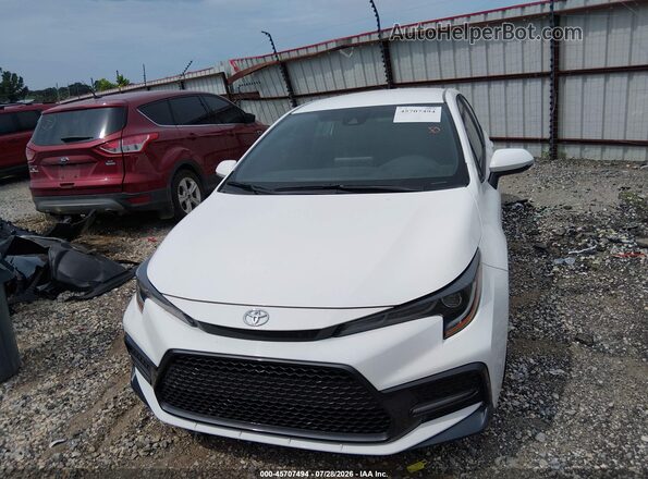 5YFS4MCE1NP125422 2022 TOYOTA COROLLA White ხელსაწყოთა პანელის ხედი