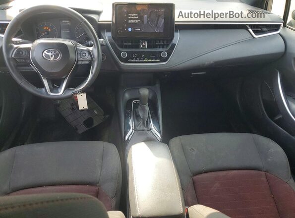 5YFS4MCE1RP184265 2024 TOYOTA COROLLA Charcoal Առջևի վահանակի տեսք