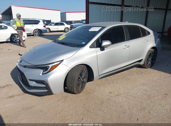 5YFS4MCE1RP184329 2024 TOYOTA COROLLA Silver წინა მარცხენა ხედი სამი მეოთხედიდან