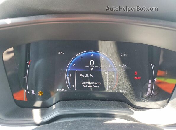 5YFS4MCE1TP252989 2026 TOYOTA COROLLA Угольный Вид щитка приборов