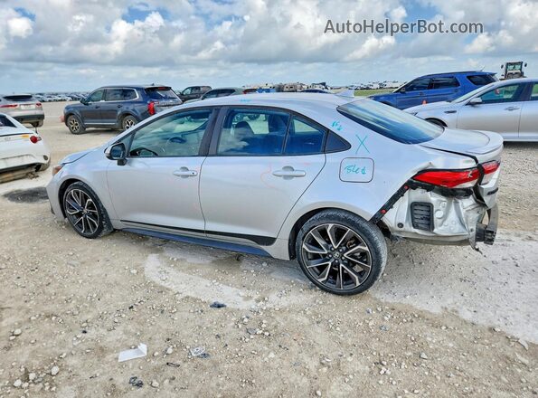 5YFS4MCE2NP121945 2022 TOYOTA COROLLA Серебряный Задняя левая четверть
