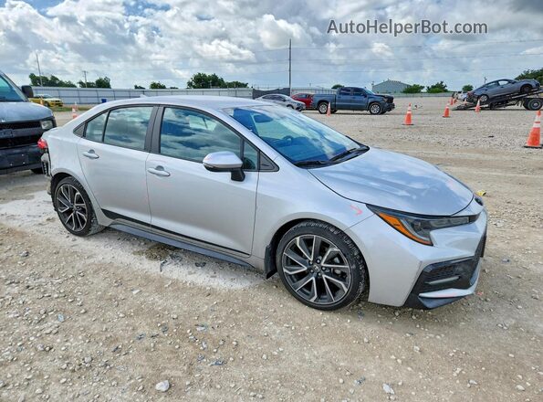 5YFS4MCE2NP121945 2022 TOYOTA COROLLA Серебряный Передняя правая четверть