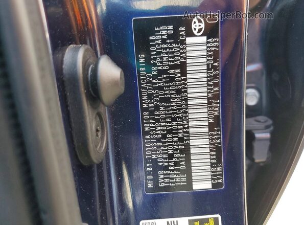 5YFS4MCE2PP161221 2023 TOYOTA COROLLA Blue Շարժիչի բաժամունքի տեսք