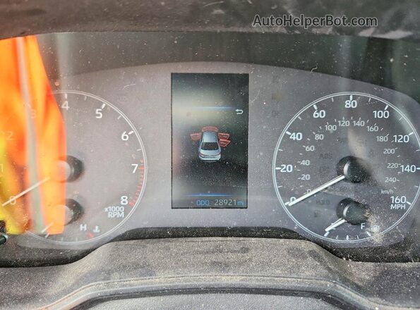 5YFS4MCE2RP208640 2024 TOYOTA COROLLA Silver ხელსაწყოთა პანელის ხედი