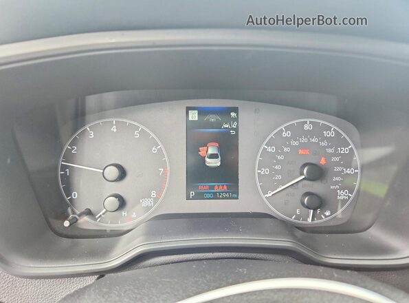 5YFS4MCE2SP247704 2025 TOYOTA COROLLA Белый Вид щитка приборов