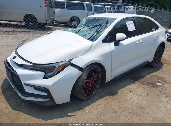 5YFS4MCE2TP273396 2026 TOYOTA COROLLA White Առջևի ձախ երեք քառորդ տեսարան