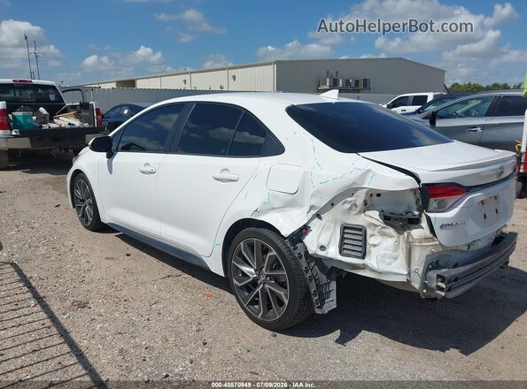 5YFS4MCE3MP084516 2021 TOYOTA COROLLA White Rear left