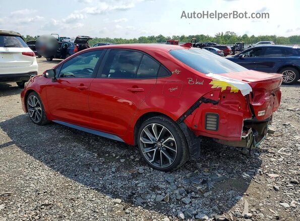 5YFS4MCE3MP090400 2021 TOYOTA COROLLA Red Задня ліва чверть