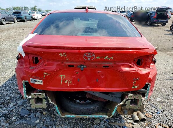 5YFS4MCE3MP090400 2021 TOYOTA COROLLA Red Вид ззаду