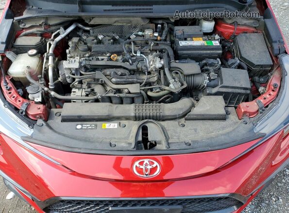 5YFS4MCE3MP090400 2021 TOYOTA COROLLA Red Вид задньої частини салону