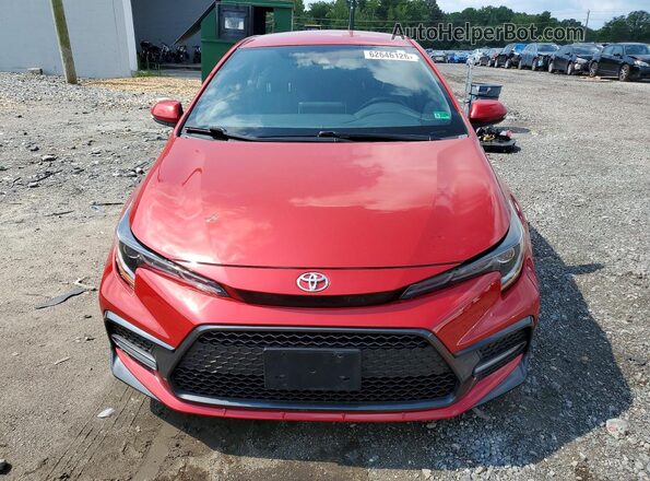 5YFS4MCE3MP090400 2021 TOYOTA COROLLA Red Вид спереду