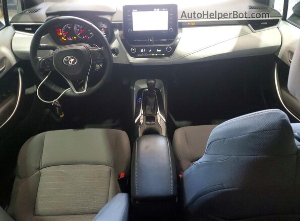 5YFS4MCE3MP091238 2021 TOYOTA COROLLA Gray წინა პანელის ხედი