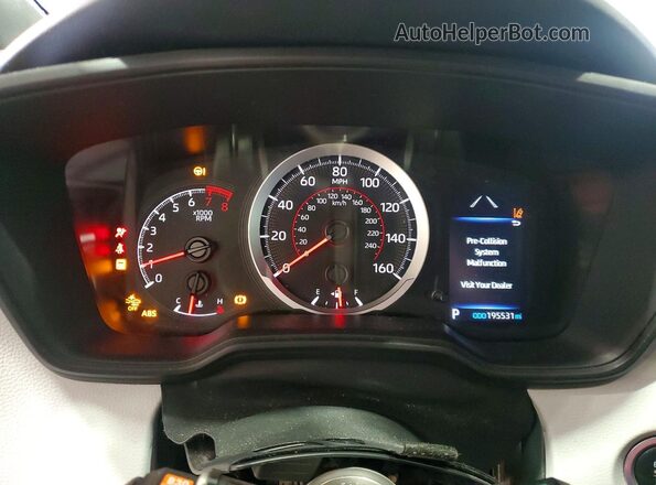 5YFS4MCE3MP091238 2021 TOYOTA COROLLA Gray ხელსაწყოთა პანელის ხედი